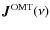 $\vec{J}^{\rm OMT}(\nu)$