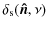 $\displaystyle \delta_{\rm s}(\vec{\hat{n}},\nu)$