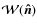 ${\cal W}(\vec{\hat{n}})$