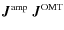 $\vec{J}^{\rm amp}~\vec{J}^{\rm OMT}$