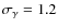 $\sigma_\gamma = 1.2$