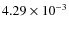 $4.29\times 10^{-3}$