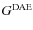 $G^{\rm DAE}$
