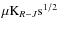 $\mu {\rm K}_{R-J} {\rm s}^{1/2}$