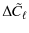 $\displaystyle %
\Delta \tilde{C}_\ell$