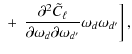 $\displaystyle \left.
{}+~ \frac{\partial^2 \tilde{C}_\ell}{\partial\omega_d\partial\omega_{d'}} \omega_d\omega_{d'}
\right],$