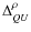 $\Delta^\rho_{QU}$