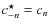 $c_{-n}^\star = c_n$
