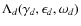 $\Lambda_d(\gamma_d, \epsilon_d, \omega_d)$