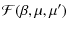 $\displaystyle {\cal F}(\beta,\mu,\mu')$