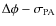 $\Delta \phi-\sigma_{\rm PA}$