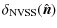 $\displaystyle \delta_{\rm NVSS}(\hat{\vec{n}})$