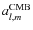 $a_{l,m}^{\rm CMB}$