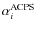 $\alpha_i^{\rm ACPS}$