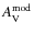 $A_{\rm V}^{\rm mod}$