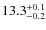 $13.3^{\rm +0.1}_{-0.2}$