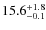 $15.6^{\rm +1.8}_{-0.1}$