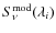 $S_{\nu}^{\rm mod}(\lambda_i)$