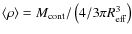 $\langle \rho \rangle=M_{\rm cont}/\left(4/3 \pi R_{\rm eff}^3\right)$