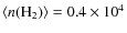 $\langle n({\rm H_2}) \rangle=0.4\times10^4$