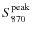 $S_{870}^{\rm peak}$