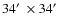 $34\hbox{$^\prime$ }\times 34\hbox{$^\prime$ }$