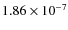 $1.86\times 10^{-7}$