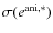 $\sigma(e^{{\rm ani,*}})$
