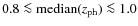 $0.8\la {\rm median}(z_{{\rm ph}}) \la 1.0$