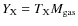 $Y_{{\rm X}} = T_{{\rm X}}M_{{\rm gas}}$