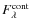 $F_{\lambda}^{\rm cont}$
