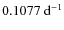 $0.1077~{\ensuremath{{\rm d}^{-1}} }$