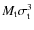 $M_{\rm t} \sigma_{\rm t}^3$