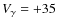 $V_{\gamma}=+35$