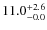 $\rm 11.0^{+ 2.6}_{- 0.0}$