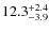 $\rm 12.3^{+ 2.4}_{- 3.9}$