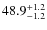 $\rm 48.9^{+ 1.2}_{- 1.2}$