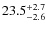 $\rm 23.5^{+ 2.7}_{- 2.6}$