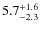 $\rm 5.7^{+ 1.6}_{- 2.3}$