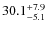 $\rm 30.1^{+ 7.9}_{- 5.1}$