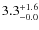 $\rm 3.3^{+ 1.6}_{- 0.0}$