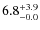 $\rm 6.8^{+ 3.9}_{- 0.0}$