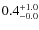 $\rm0.4^{+ 1.0}_{- 0.0}$