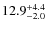 $\rm 12.9^{+ 4.4}_{- 2.0}$