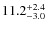 $\rm 11.2^{+ 2.4}_{- 3.0}$