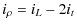 $\displaystyle i_{\rho} = i_L - 2 i_t$