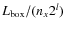 $L_{{\rm box}}/(n_x
2^l)$