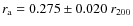 $r_{\rm a} =
0.275\pm0.020~r_{200}$
