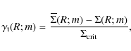 \begin{displaymath}\gamma_{\rm t}(R;m) = {\overline \Sigma(R;m) - \Sigma(R;m) \over \Sigma_{\rm crit}},
\end{displaymath}