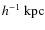 $h^{-1}~\rm kpc$